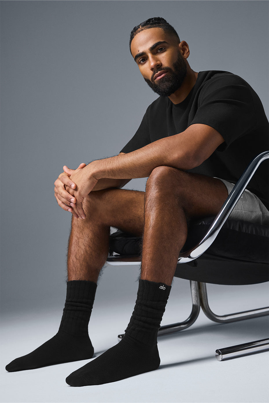 Unisex Scrunch Sock - Black — photo 2