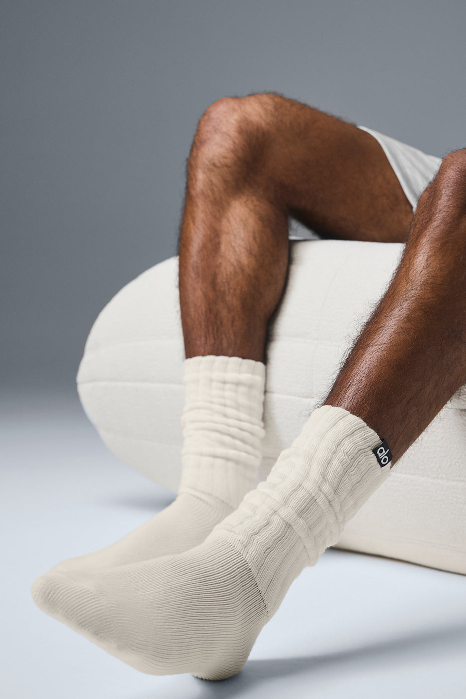 Unisex Scrunch Sock - Bone — photo 3
