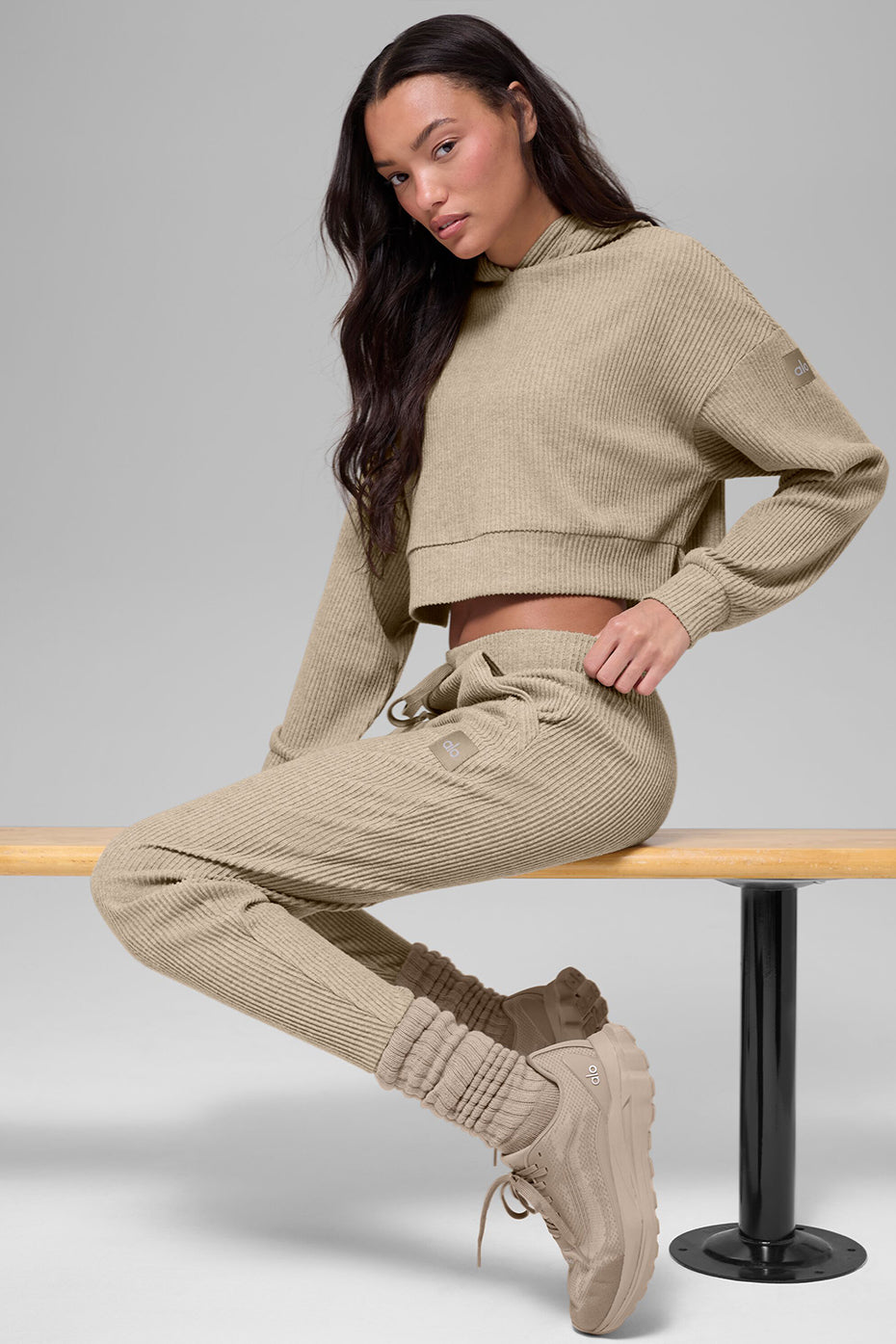 Unisex Scrunch Sock - Gravel — photo 2