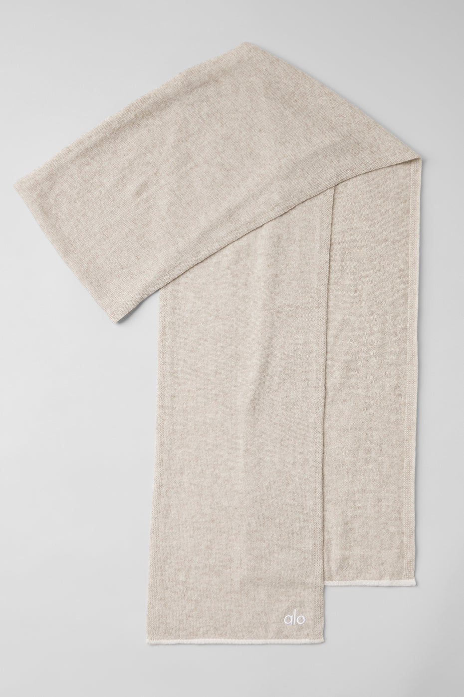 Cashmere Light Frosted Scarf - Winter Latte/Ivory — photo 3