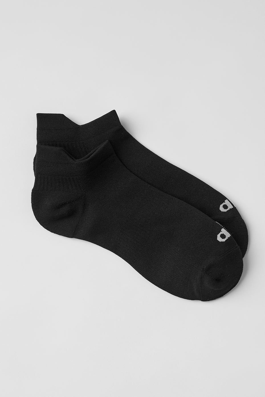 Unisex Performance Tab Sock - Black/Titanium — photo 1