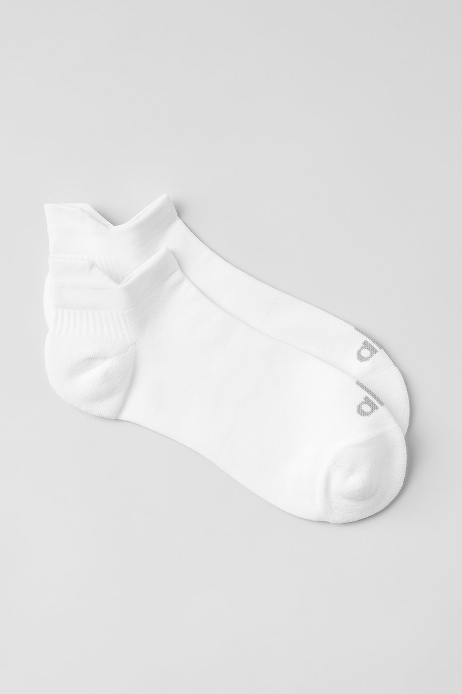 Unisex Performance Tab Sock - White/Titanium — photo 1