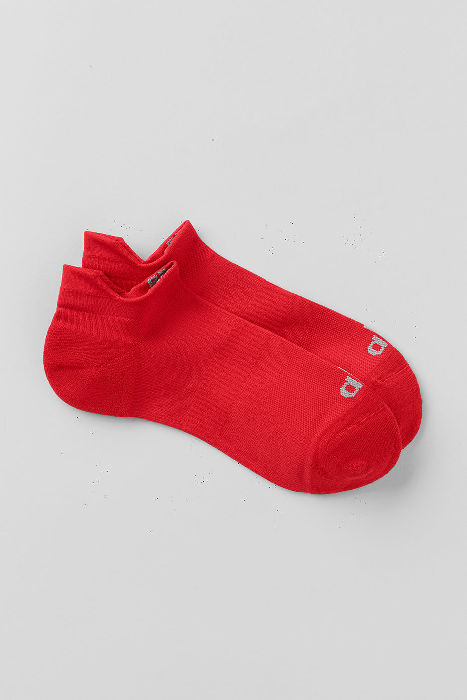 Unisex Performance Tab Sock - Bright Red — photo 1