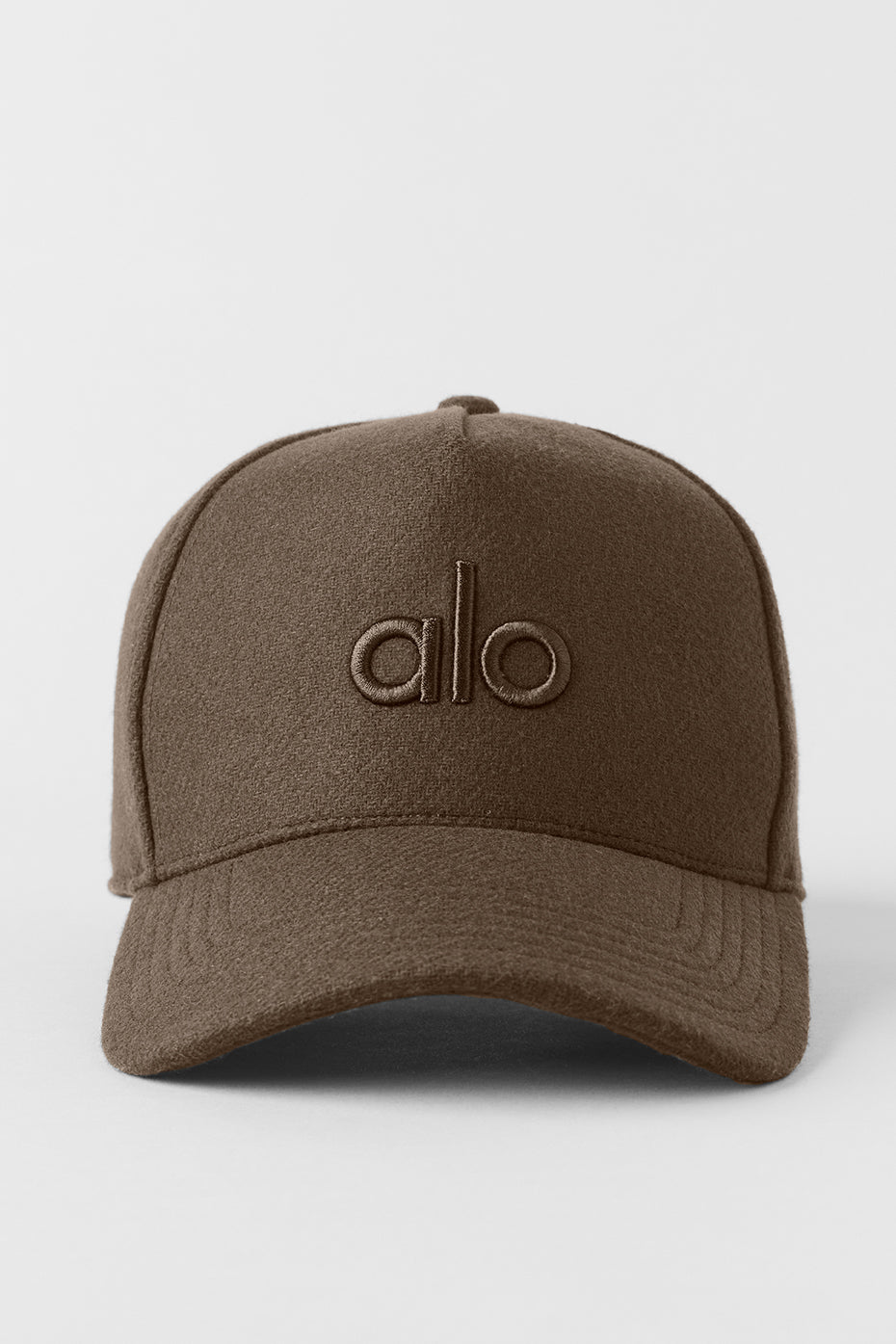 Wool Blend District Trucker Hat - Espresso — photo 3