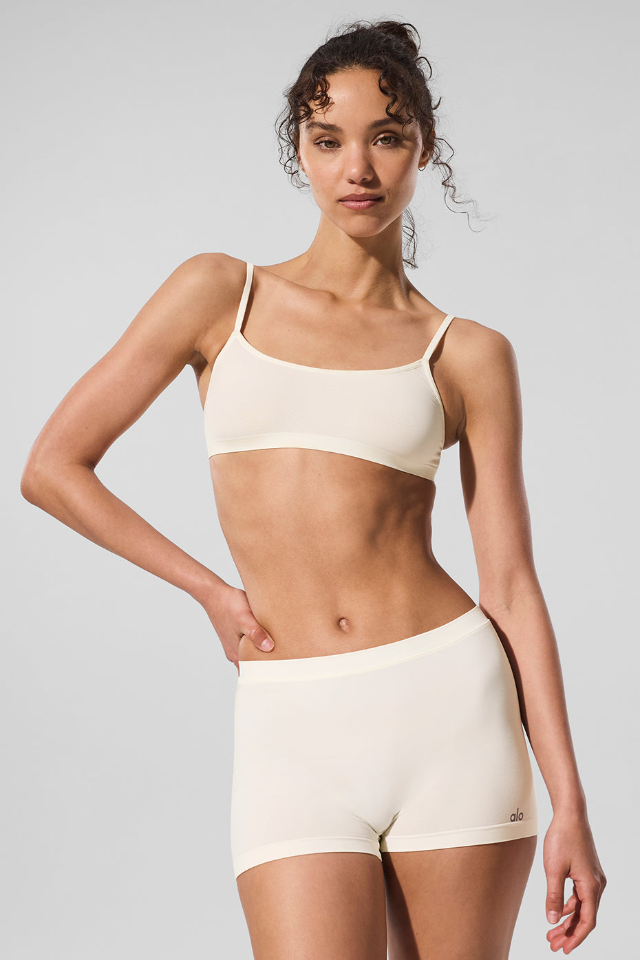 Sheer Glow Boyshort - Ivory — photo 1