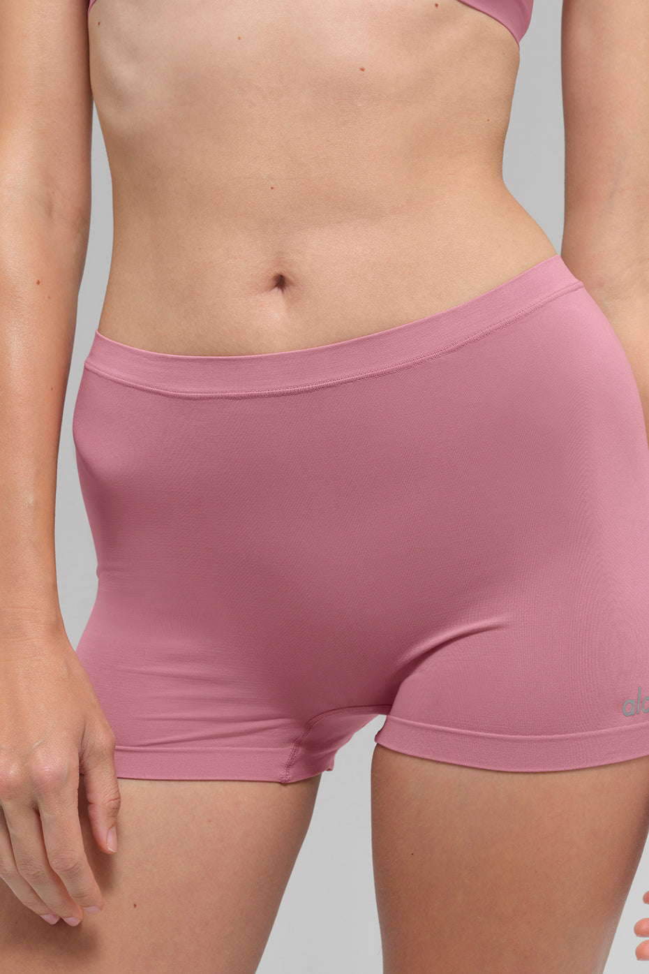 Sheer Glow Boyshort - Pink Wild Rose — photo 2