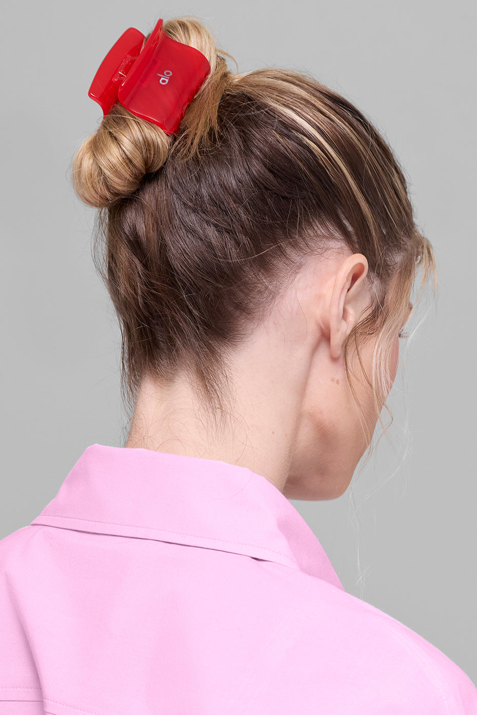 Effortless Claw Clip (2-Pack) - Candy Heart Pink/Bright Red — photo 4