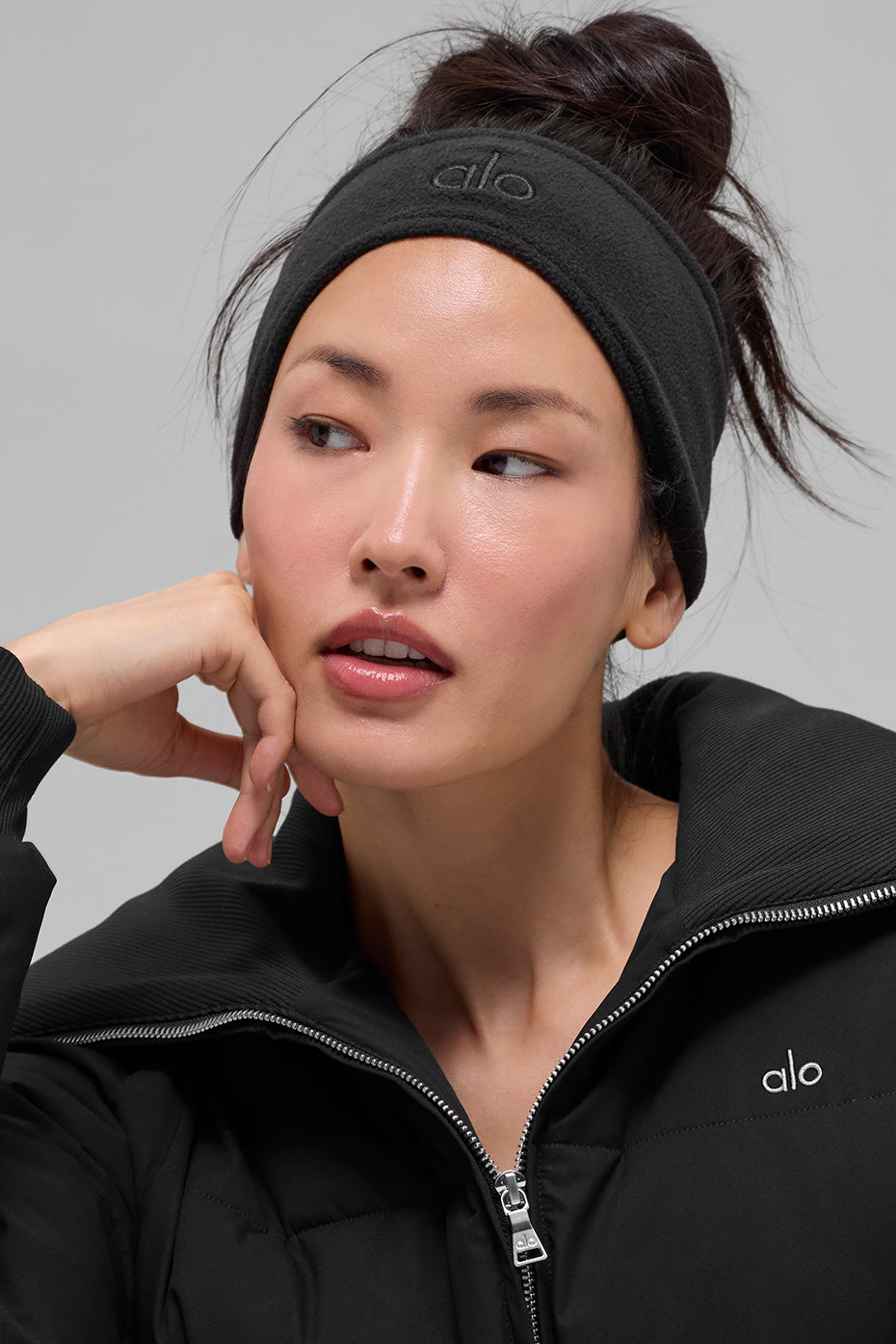 Polar Fleece Ear Warmer - Black — photo 1