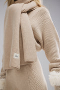 Courchevel Cashmere Scarf - Birch Heather — photo 2
