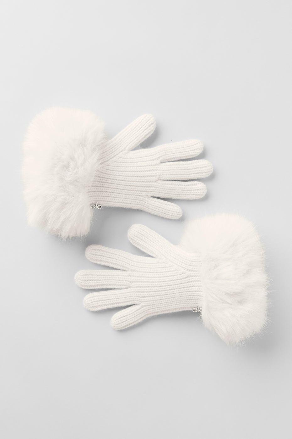 Courchevel Cashmere Gloves - Ivory — photo 2