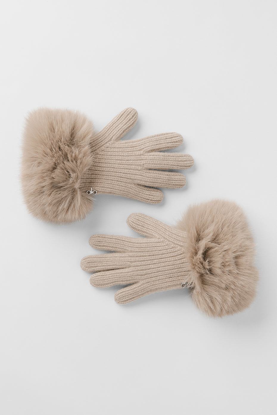 Courchevel Cashmere Gloves - Oat Heather — photo 1