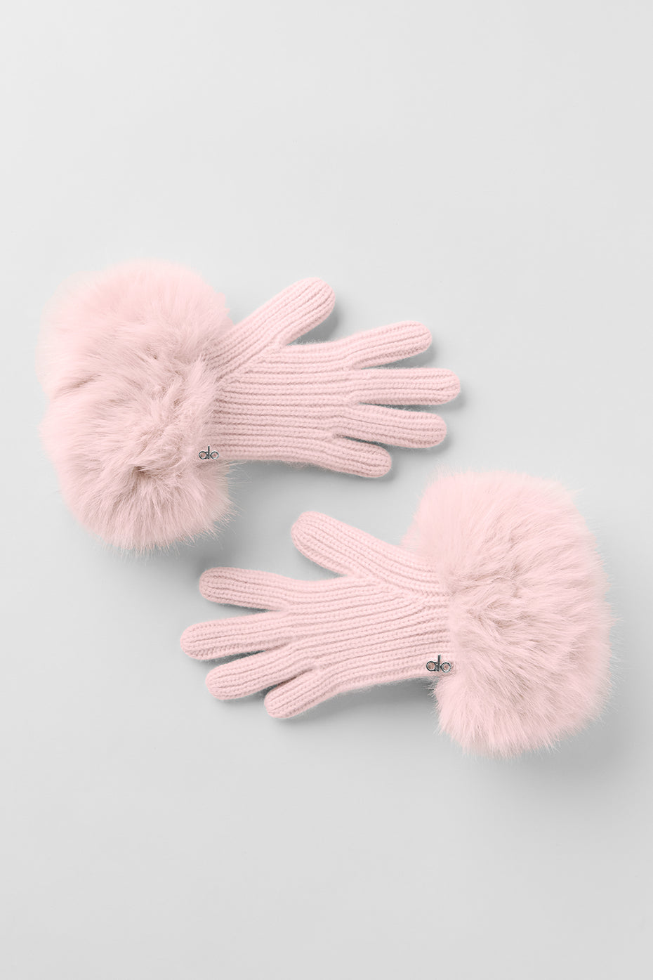 Courchevel Cashmere Gloves - Frosted Pink — photo 2
