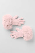 Courchevel Cashmere Gloves - Frosted Pink — photo 2