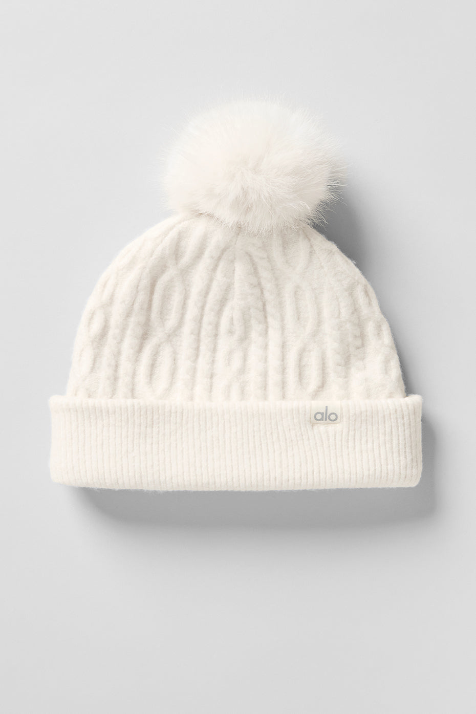 Cable Knit Winter Bliss Beanie - Ivory — photo 2