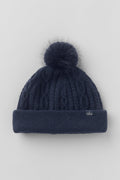 Cable Knit Winter Bliss Beanie - Navy — photo 2