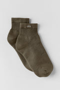 Quarter Crew Street Sock - Olive Tree — photo 1