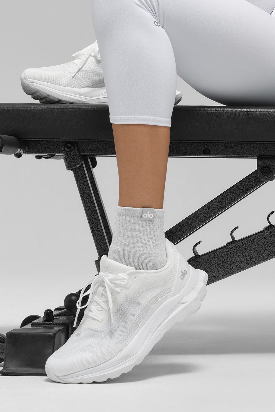 Quarter Crew Street Sock - Athletic Heather Grey — photo 2