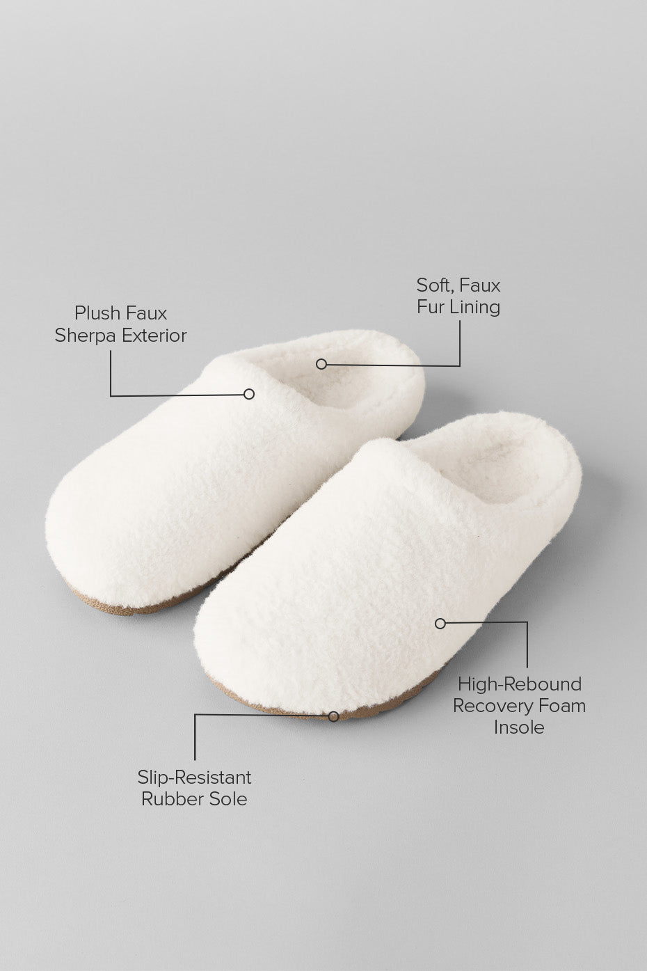 Sherpa Recovery Slipper - Ivory — photo 2