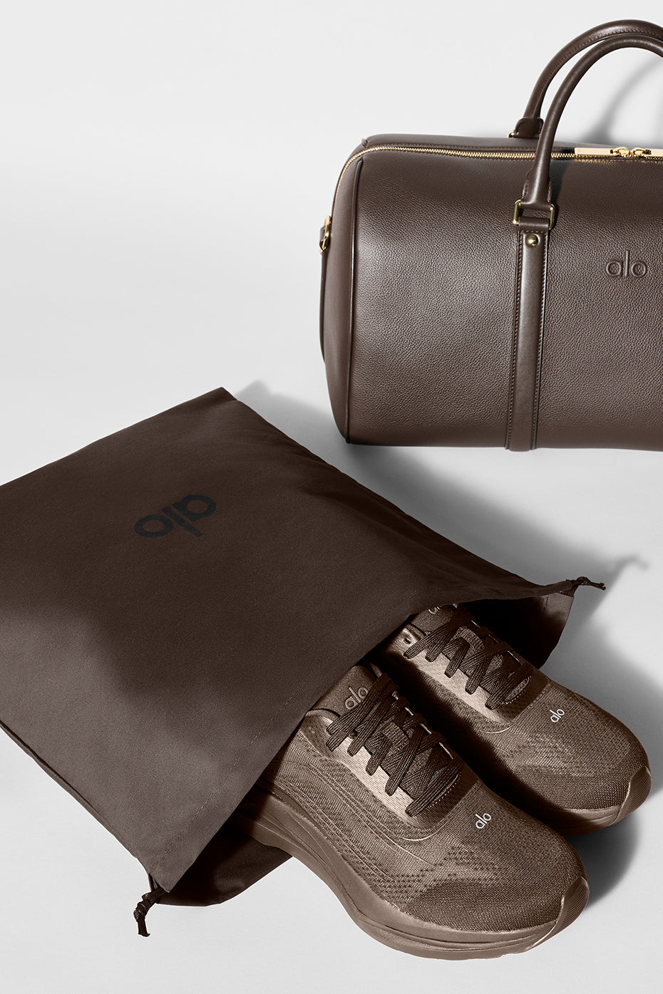 ALO Voyage Duffle - Espresso Leather — photo 7