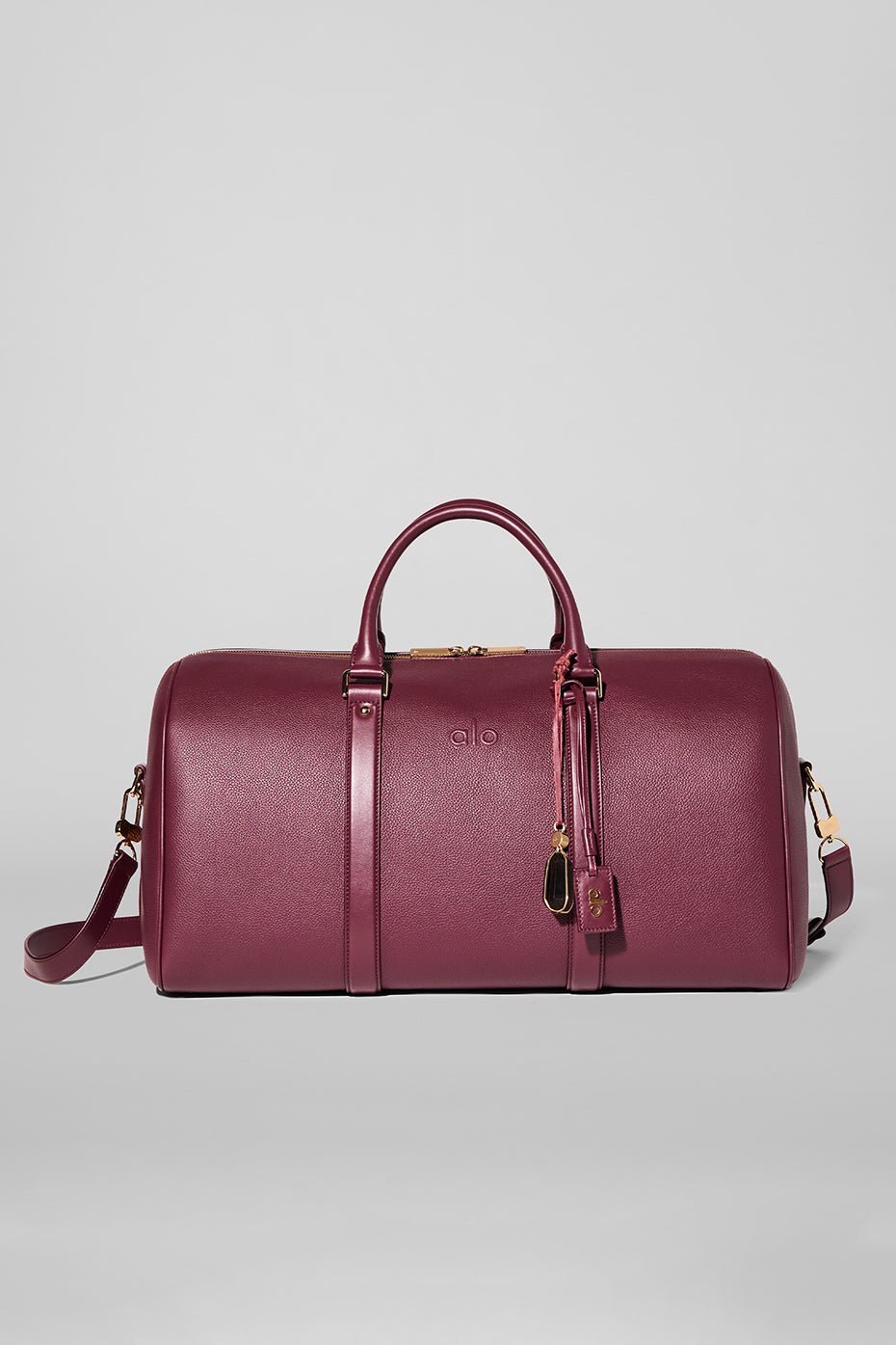 ALO Voyage Duffle - Bordeaux Leather — photo 2