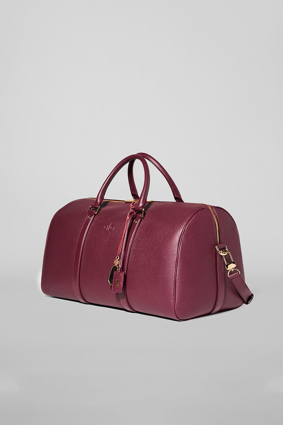 ALO Voyage Duffle - Bordeaux Leather — photo 3
