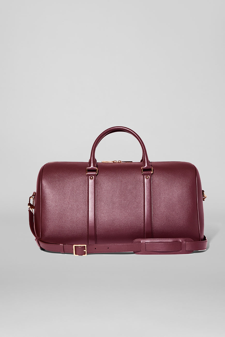 ALO Voyage Duffle - Bordeaux Leather — photo 4