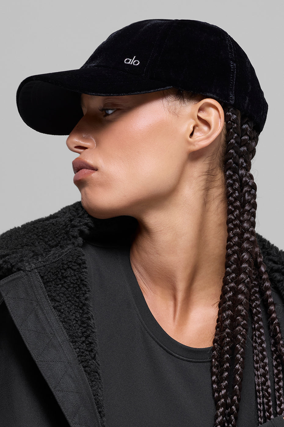 Velvet Off-Duty Cap - Black — photo 2