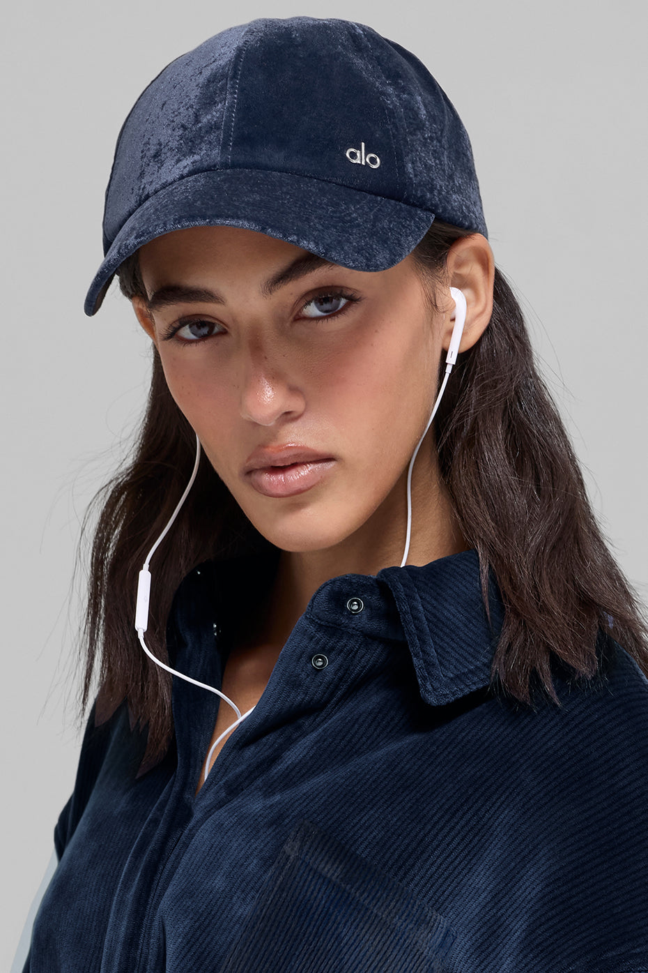 Velvet Off-Duty Cap - Navy — photo 2