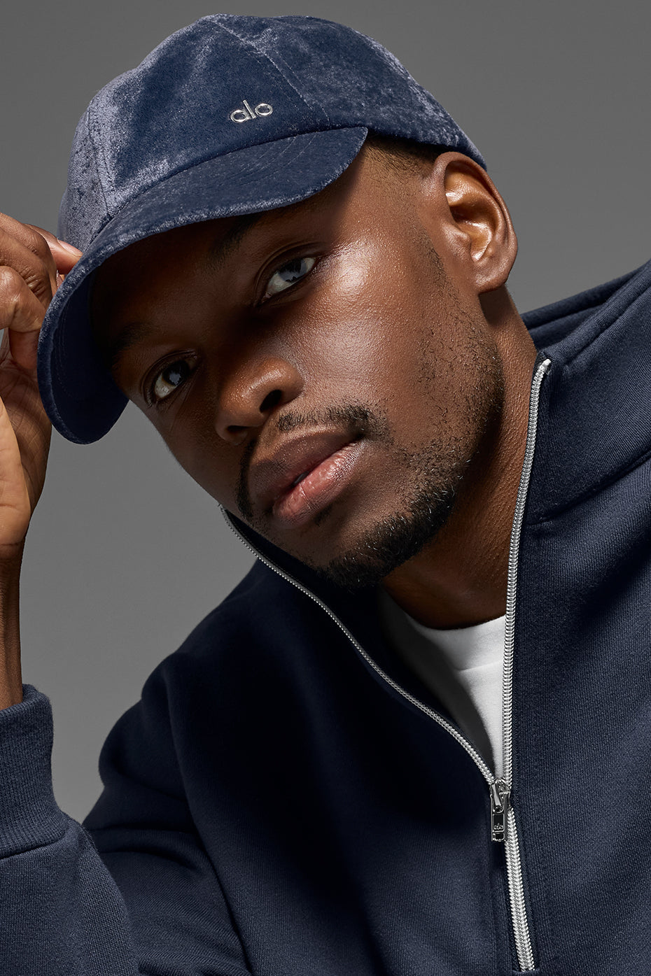 Velvet Off-Duty Cap - Navy — photo 4