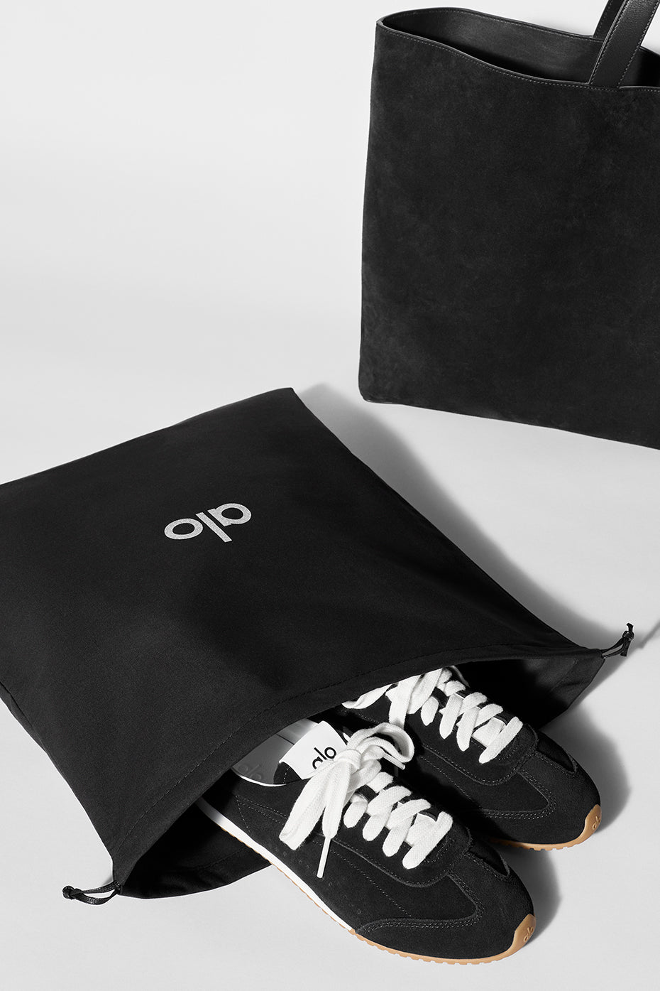 ALO Tranquility Tote - Black Suede — photo 8