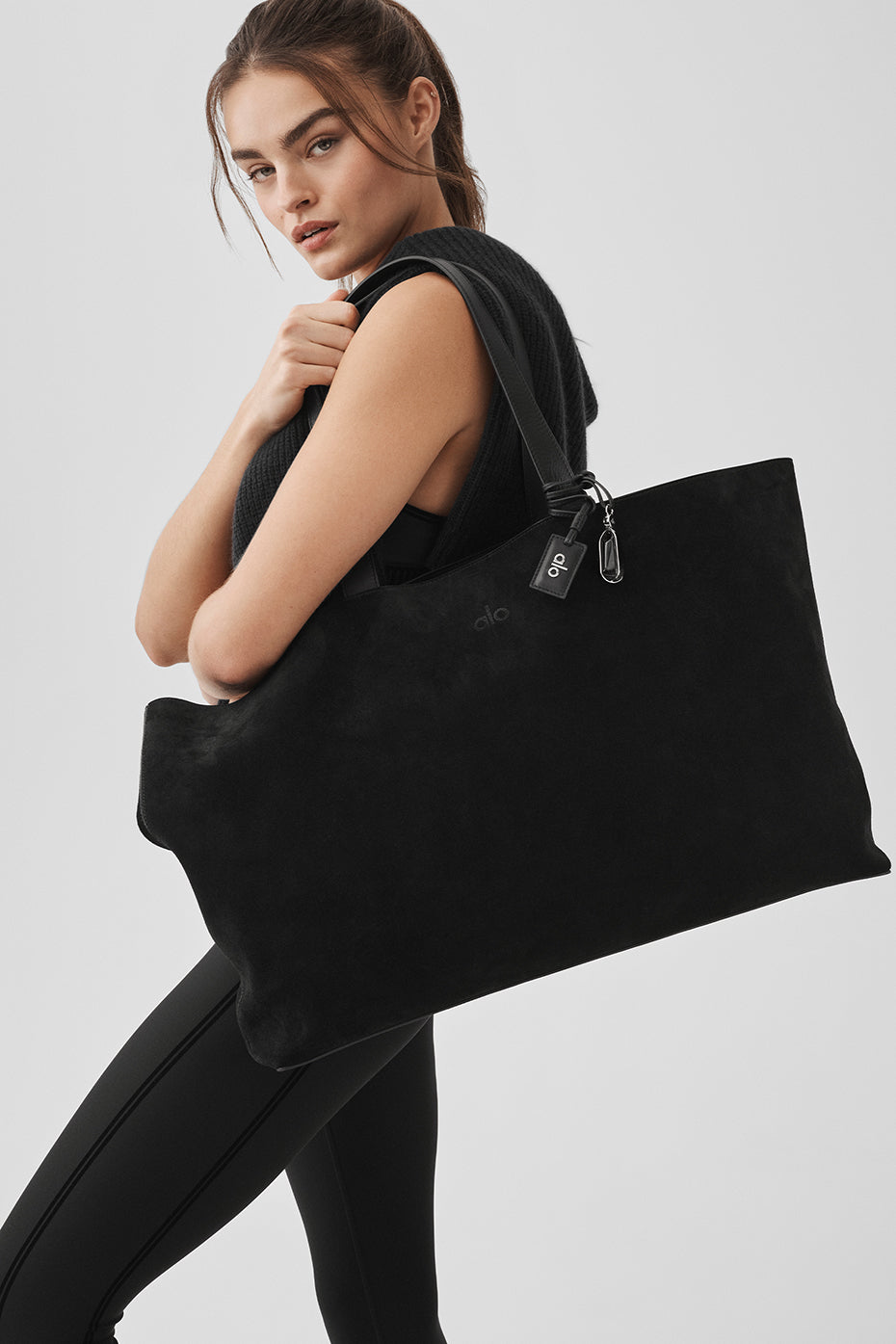 ALO Tranquility Tote - Espresso Suede — photo 7