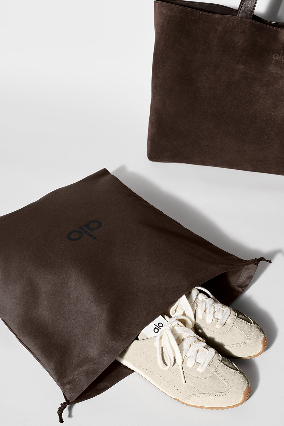 ALO Tranquility Tote - Espresso Suede — photo 8