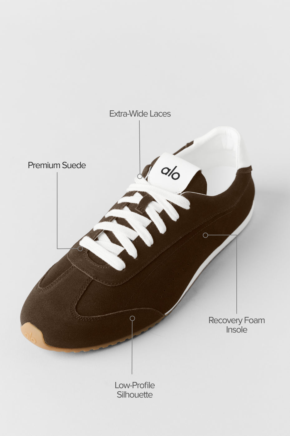 ALO Sunset Sneaker - Espresso — photo 2