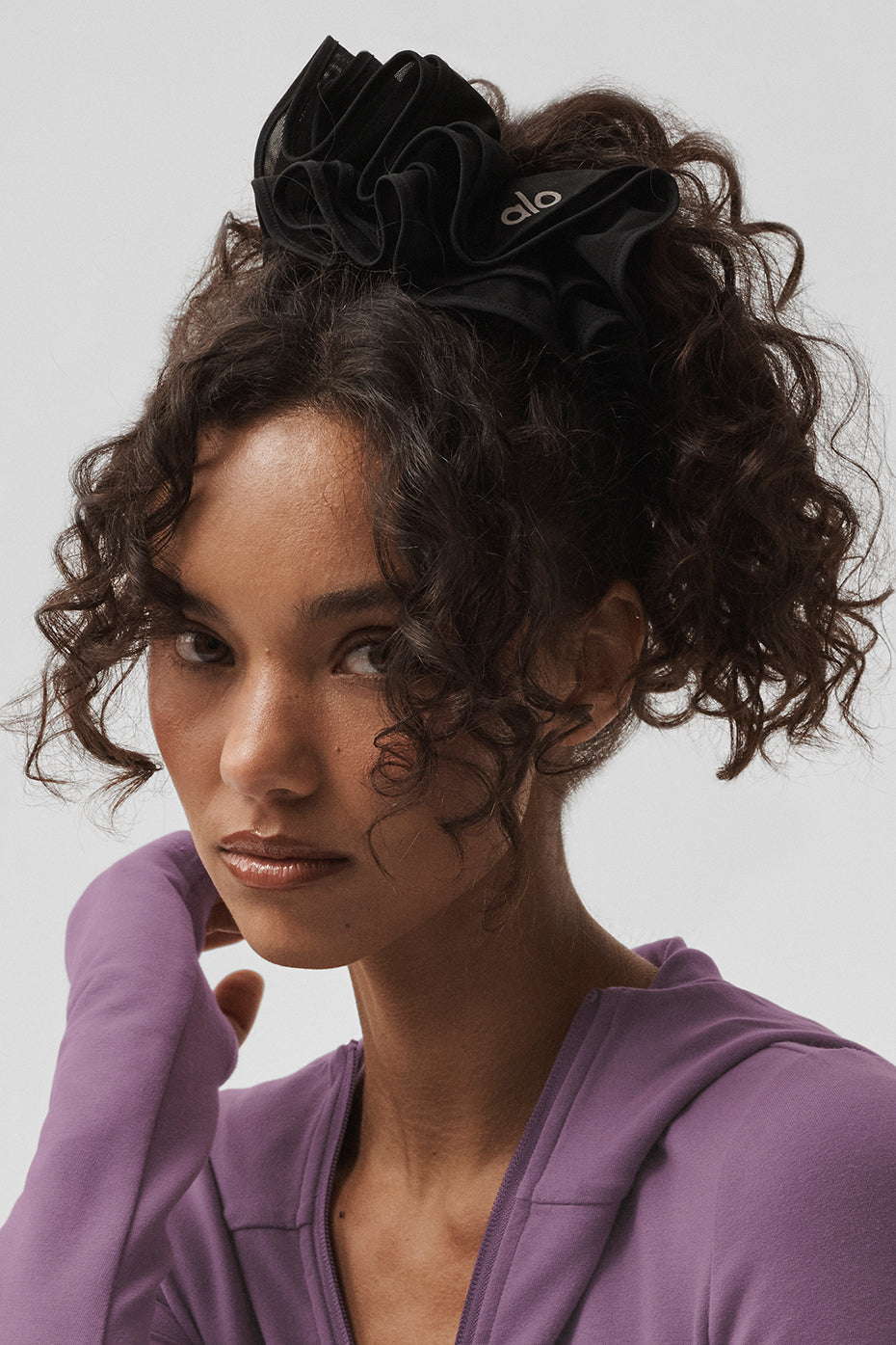 Mesh Sweet Nothing Oversize Scrunchie - Black — photo 1