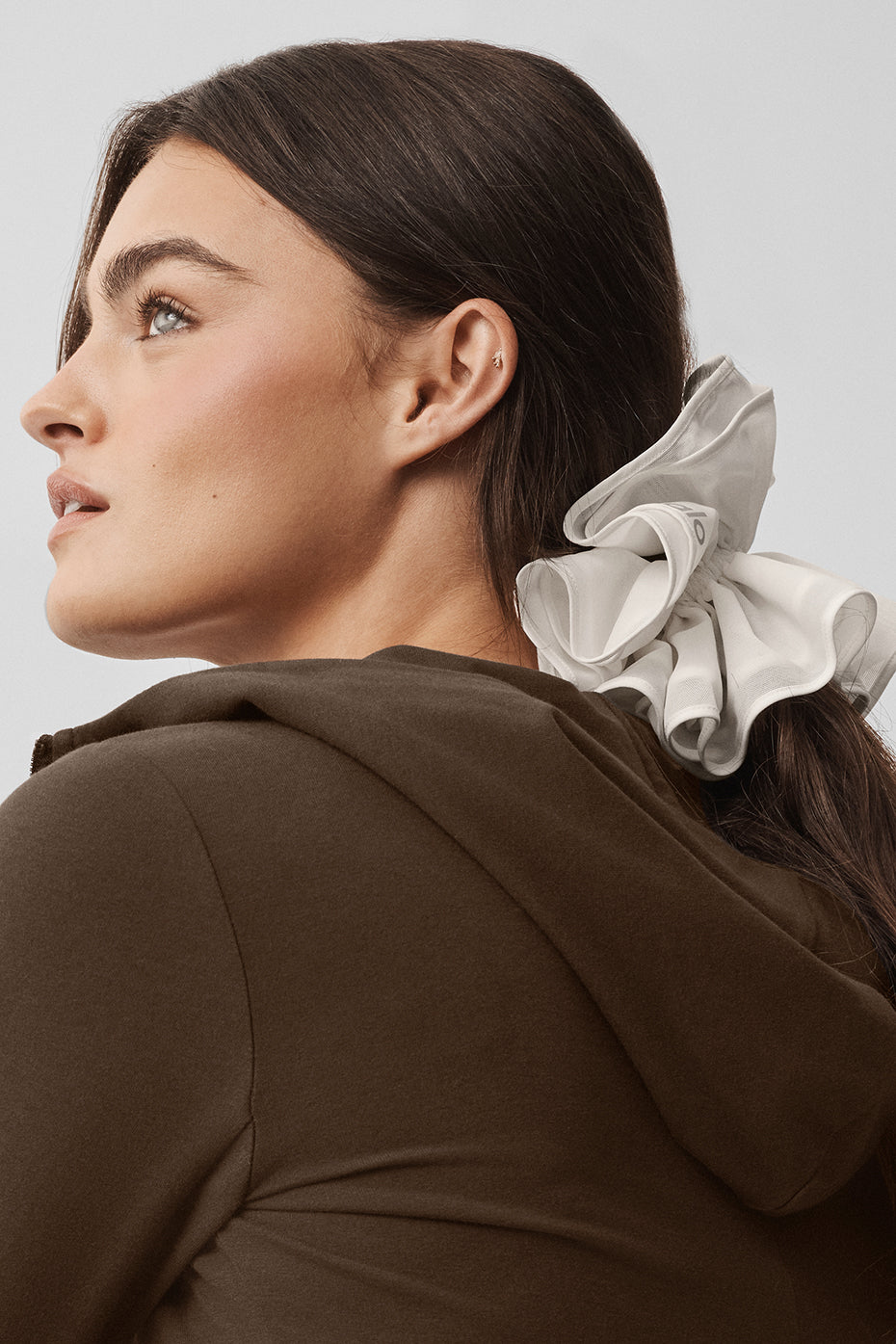 Mesh Sweet Nothing Oversize Scrunchie - Ivory — photo 1