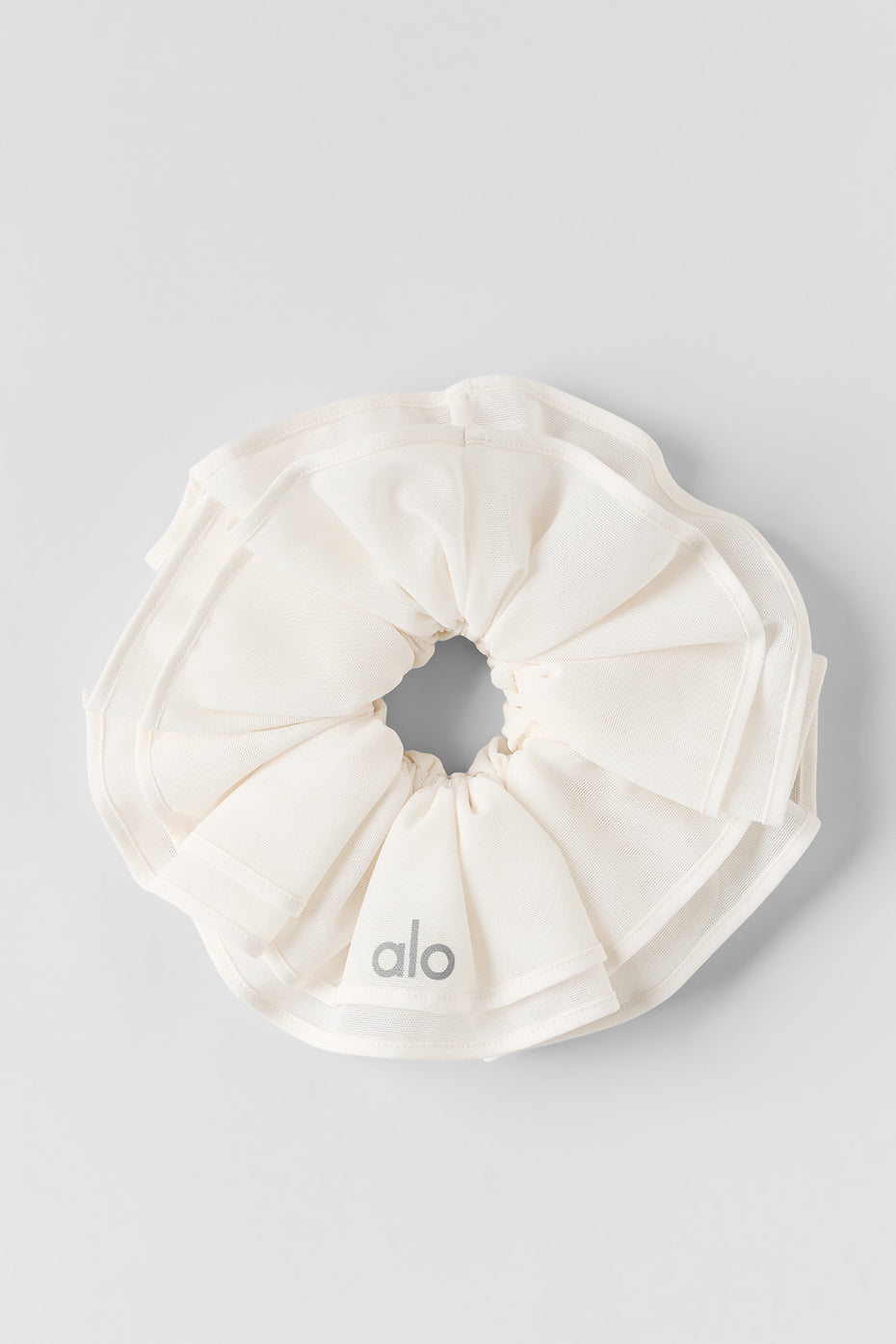 Mesh Sweet Nothing Oversize Scrunchie - Ivory — photo 2