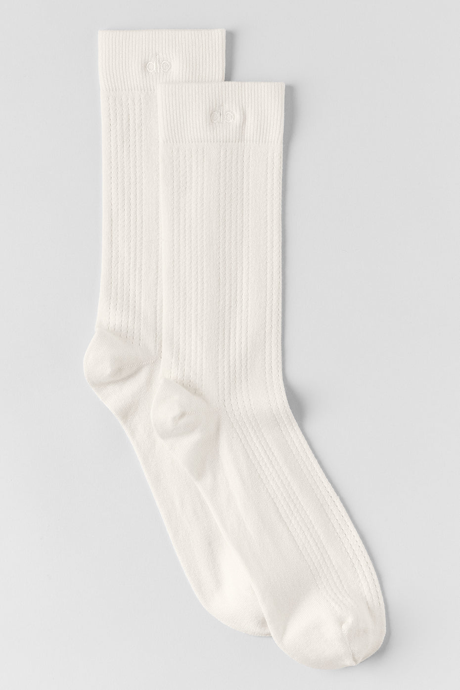 Cashmere Mesh Sock - Ivory — photo 1