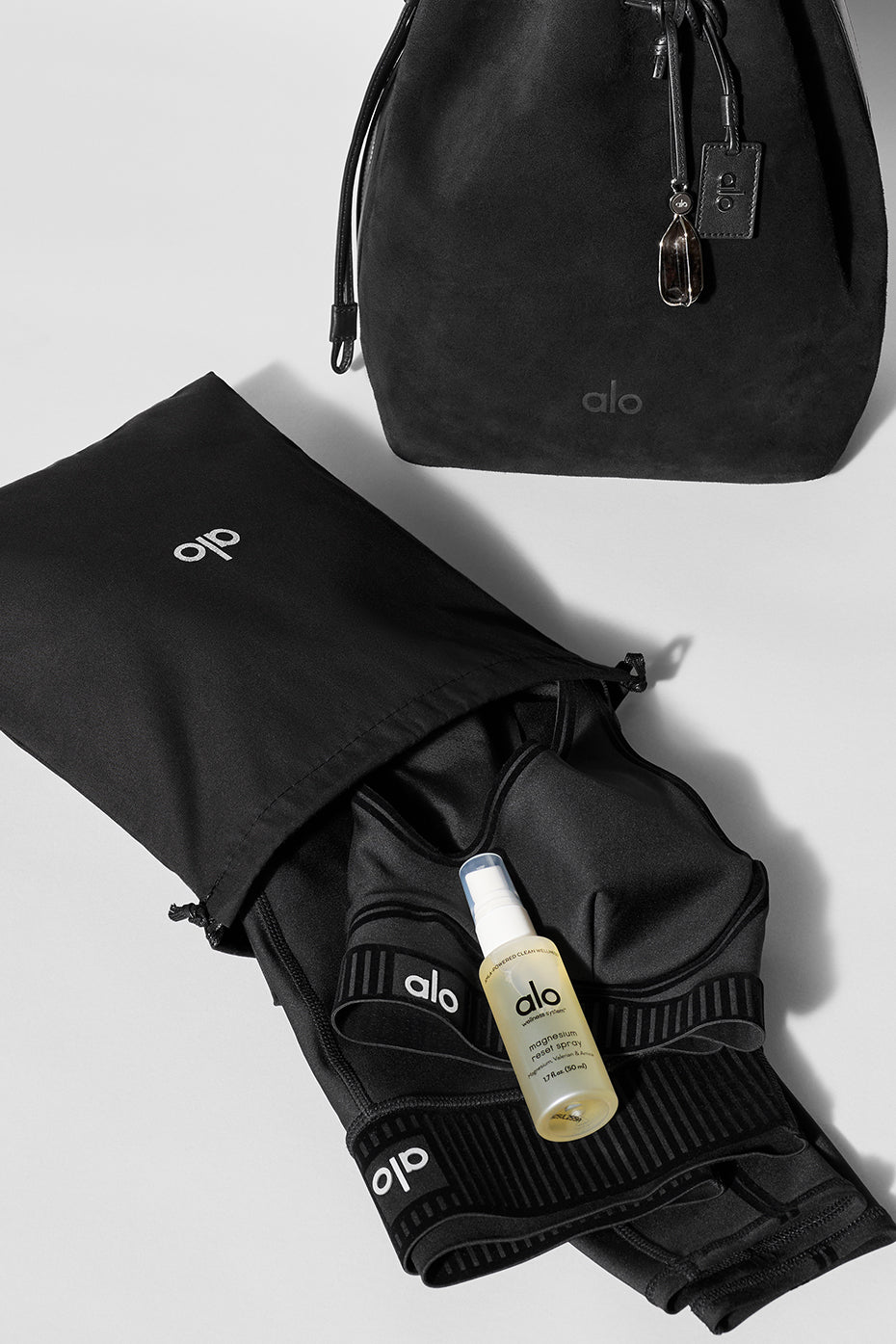 ALO Balance Bucket - Black Suede — photo 8