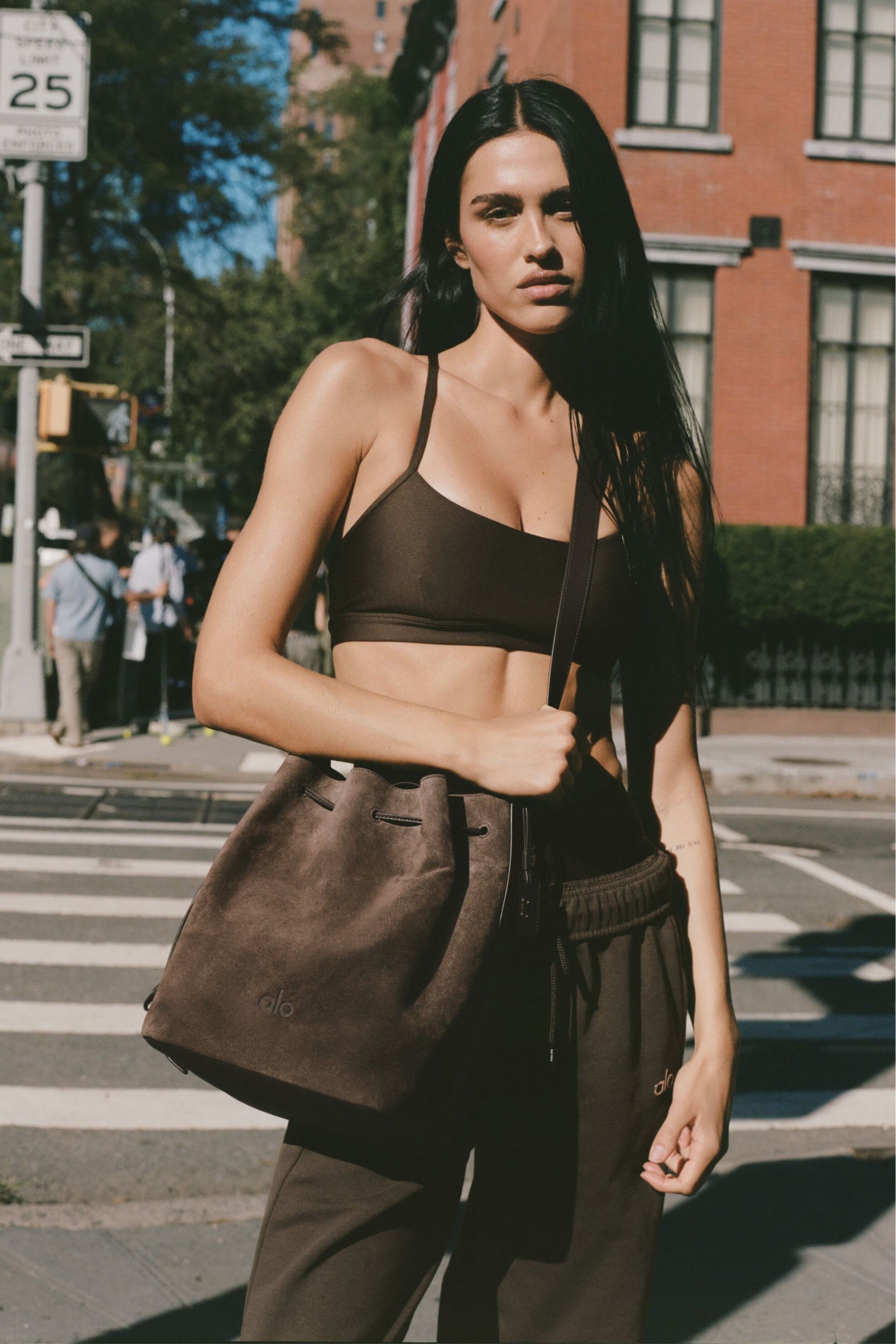 ALO Balance Bucket - Espresso Suede — photo 1