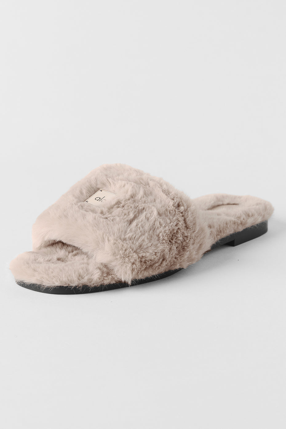 ALO Classico Faux Fur Sandal - Oat — photo 1