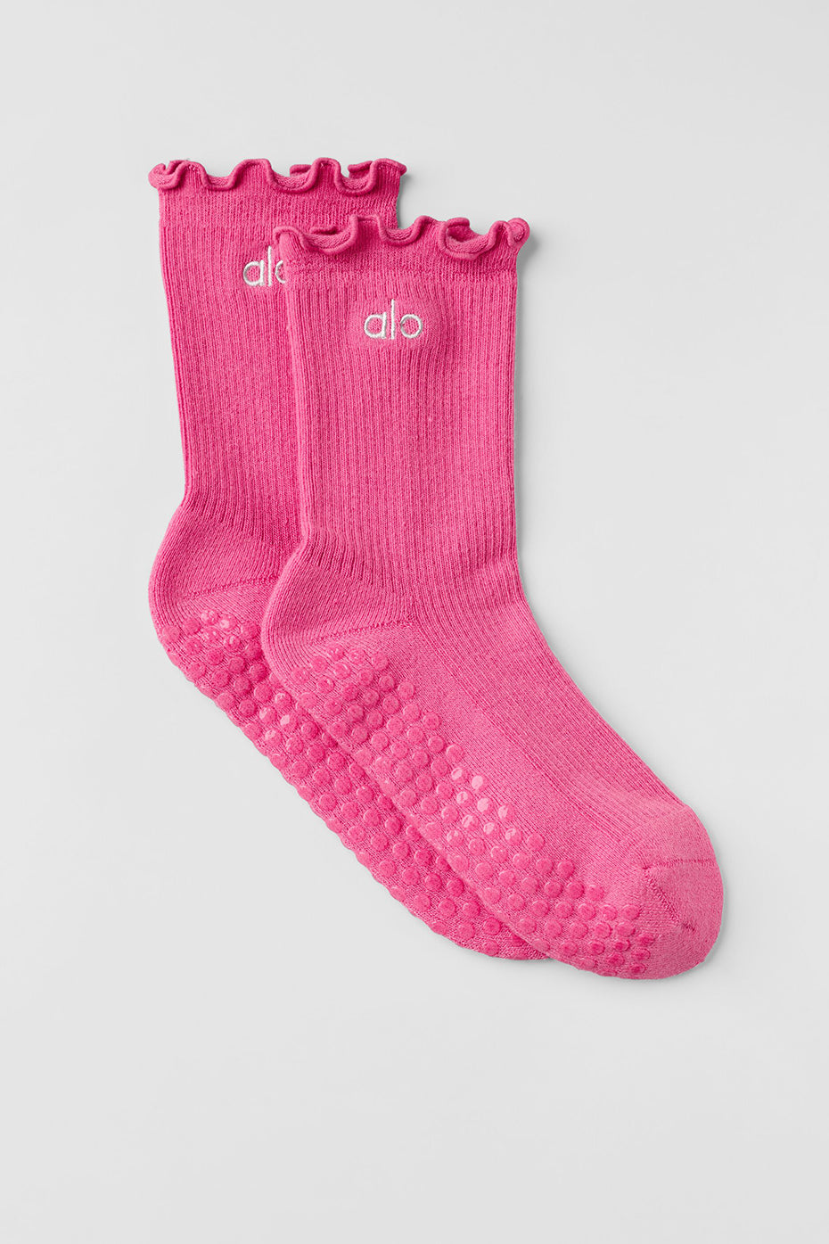 Lettuce Edge Grip Sock - Paradise Pink — photo 1