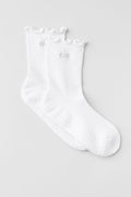 Lettuce Edge Grip Sock - White — photo 1