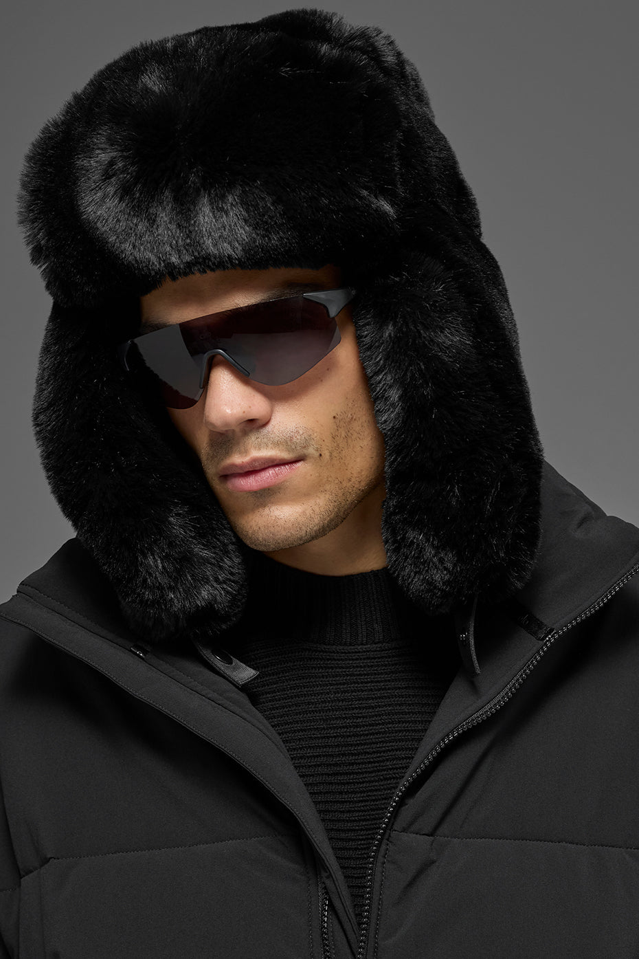 Faux Fur Starstruck Hat - Black — photo 1