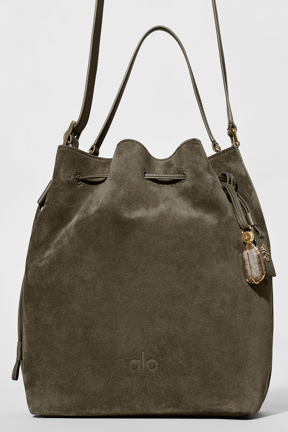 ALO Balance Bucket - Olive Tree Suede — photo 4
