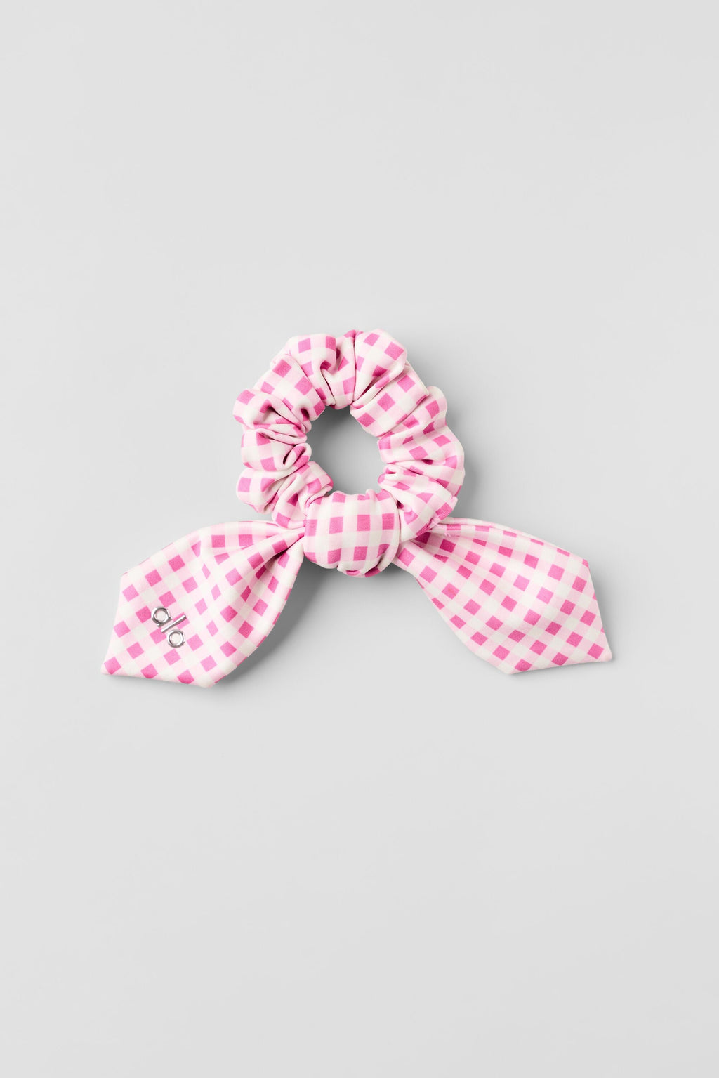 Airlift Gingham Rhythm Scrunchie - Paradise Pink Gingham — photo 2