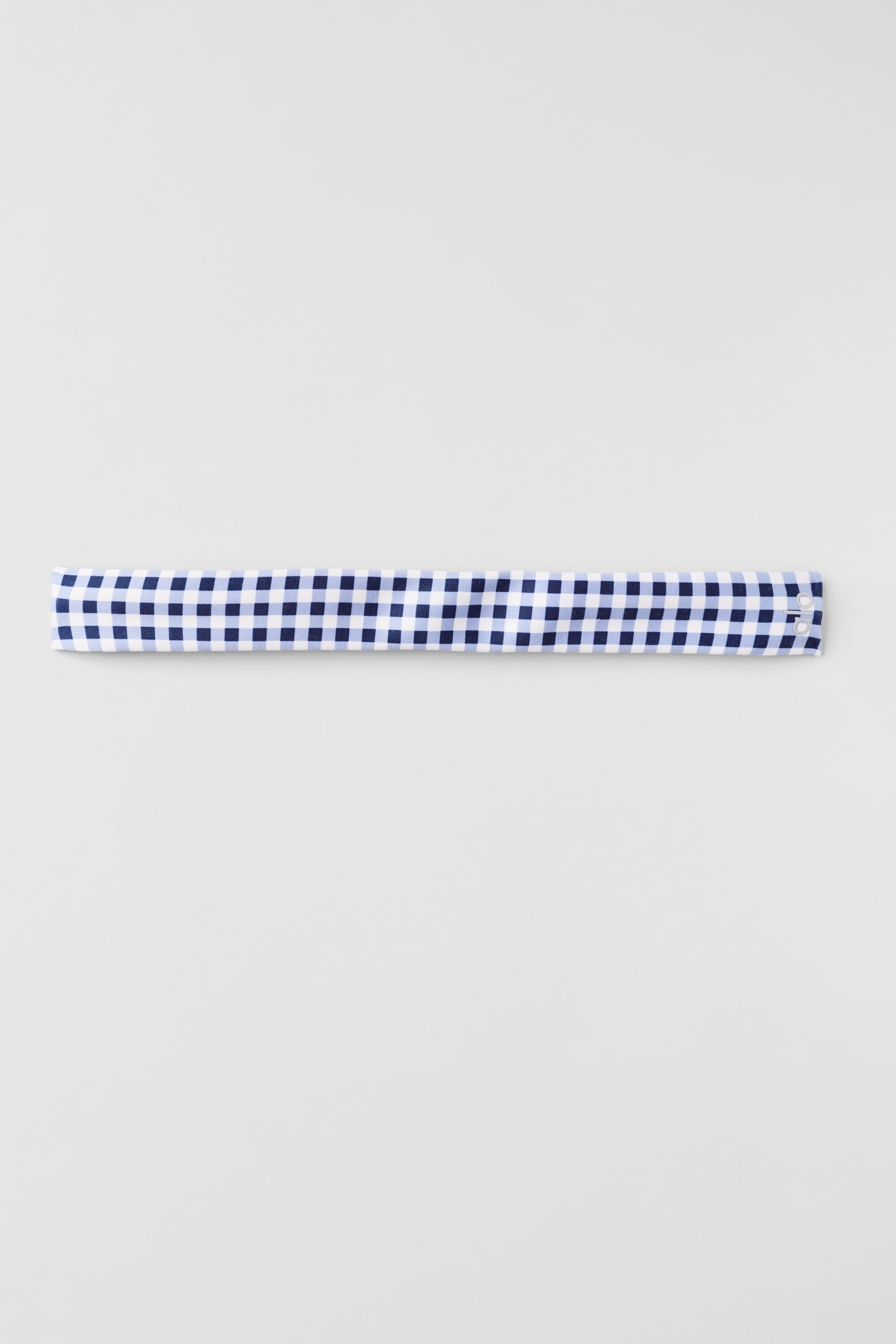 Gingham Airlift So Smooth Headband - Navy Gingham — photo 2