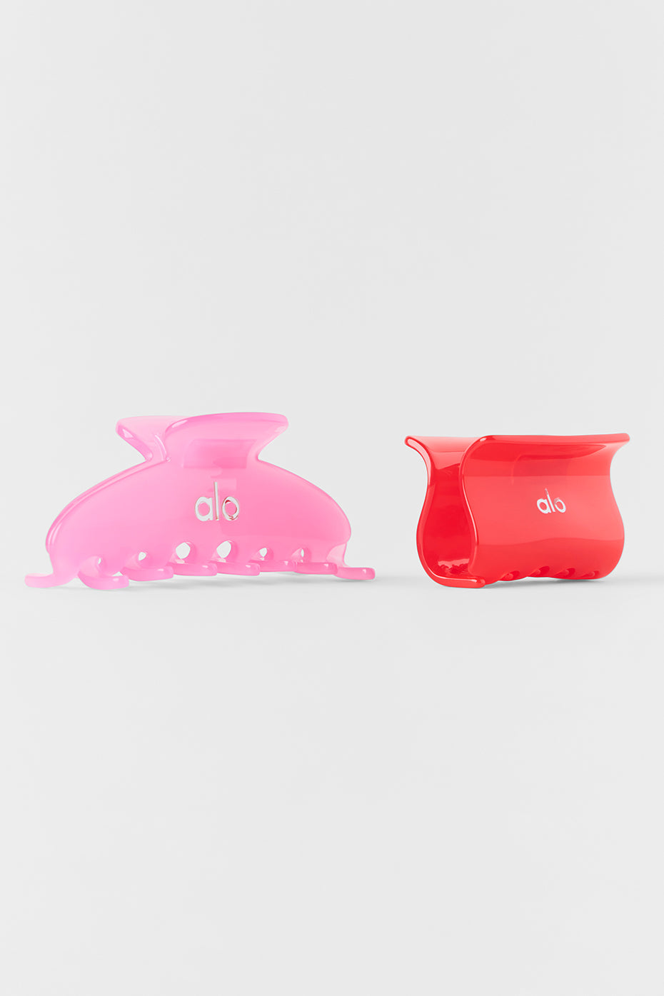 Effortless Claw Clip (2-Pack) - Candy Heart Pink/Bright Red — photo 3