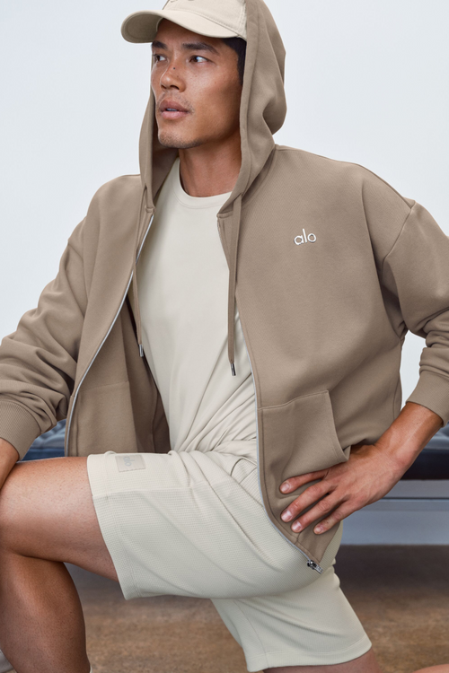 7" Waffle Lounge Short - Bone — photo 1