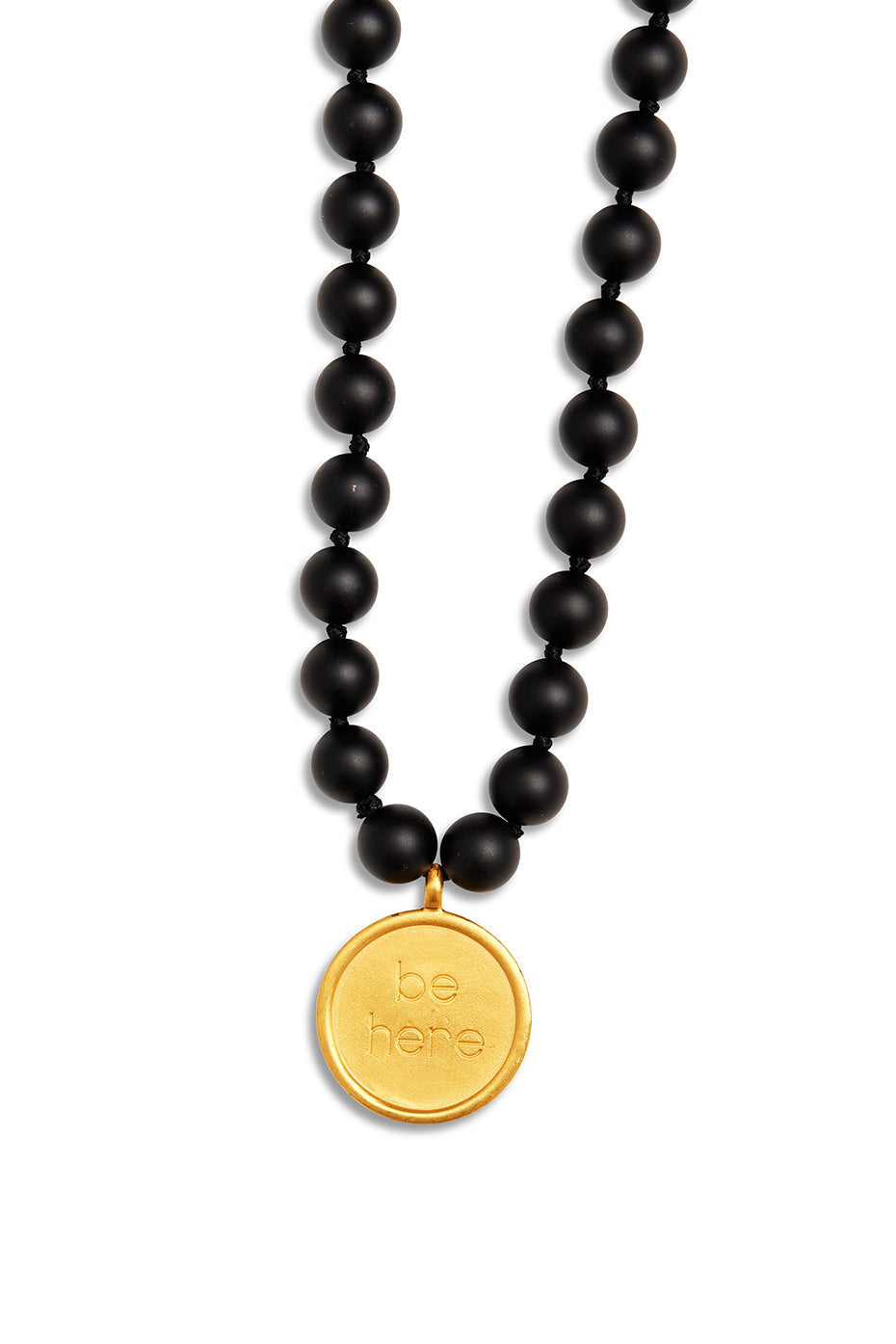 Black Onyx Mala Necklace — photo 1