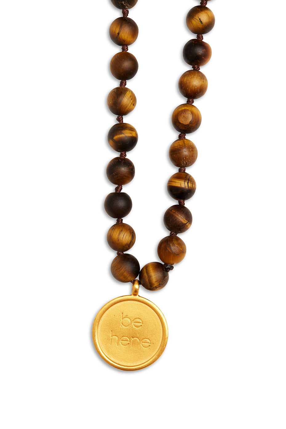 Tiger’s Eye Mala Necklace — photo 1